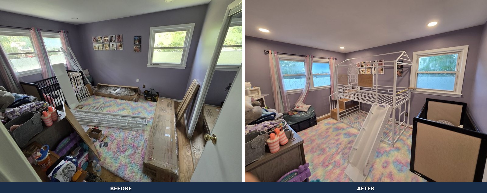 Furniture assembly before and after — Furniture Assembly in NJ